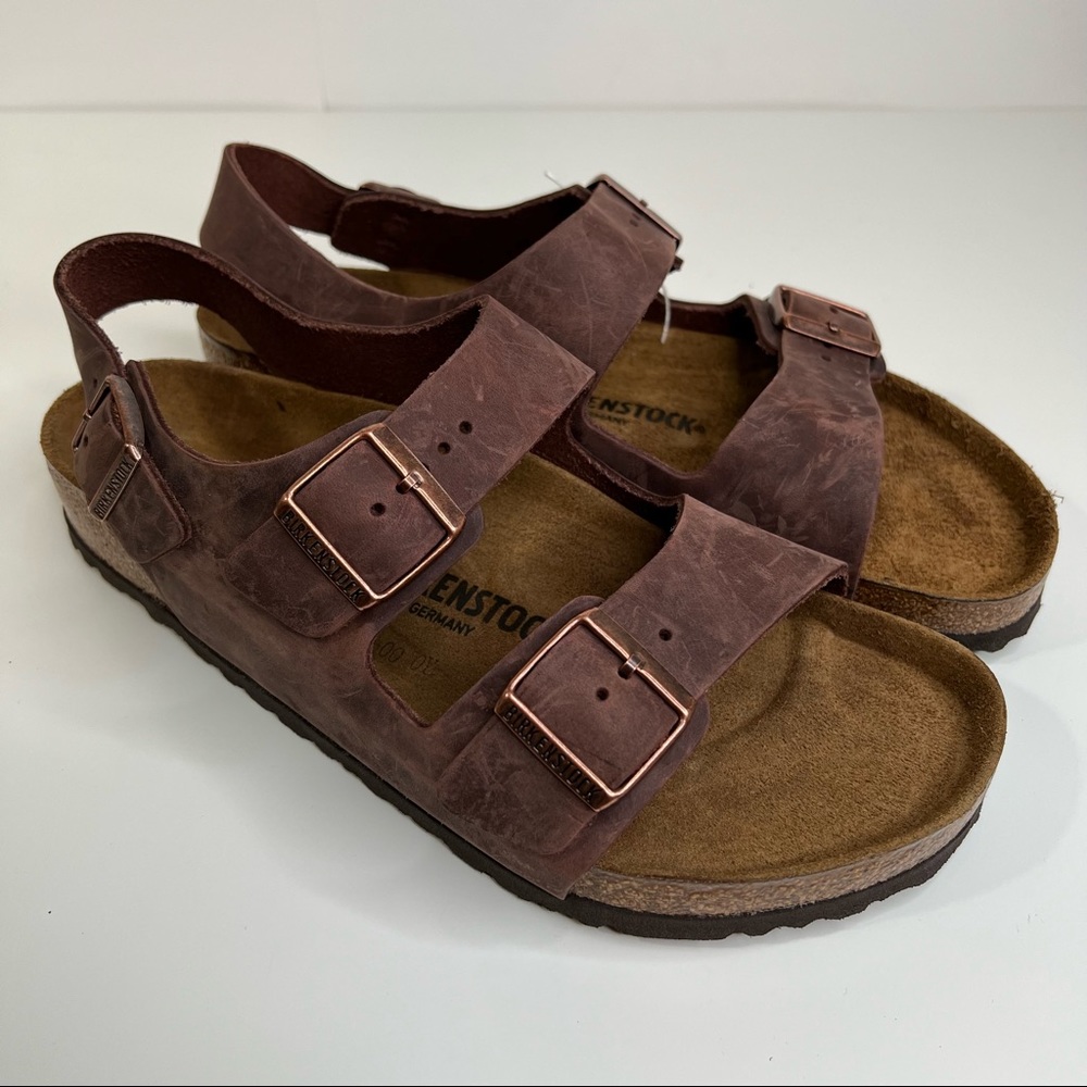 BIRKENSTOCK Milano Men Sandals Size 43 EU 10 - 10.5 US